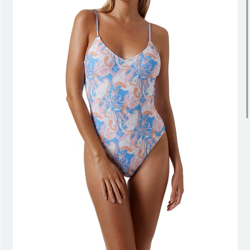 Melissa Odabash Pastel Swirl One Piece NWT size 40 or 2-4
